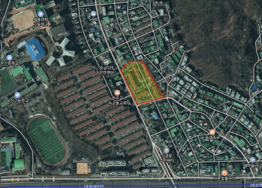 구로구 동양연립 소규모재건축사업 위치도. 대보건설 제공.